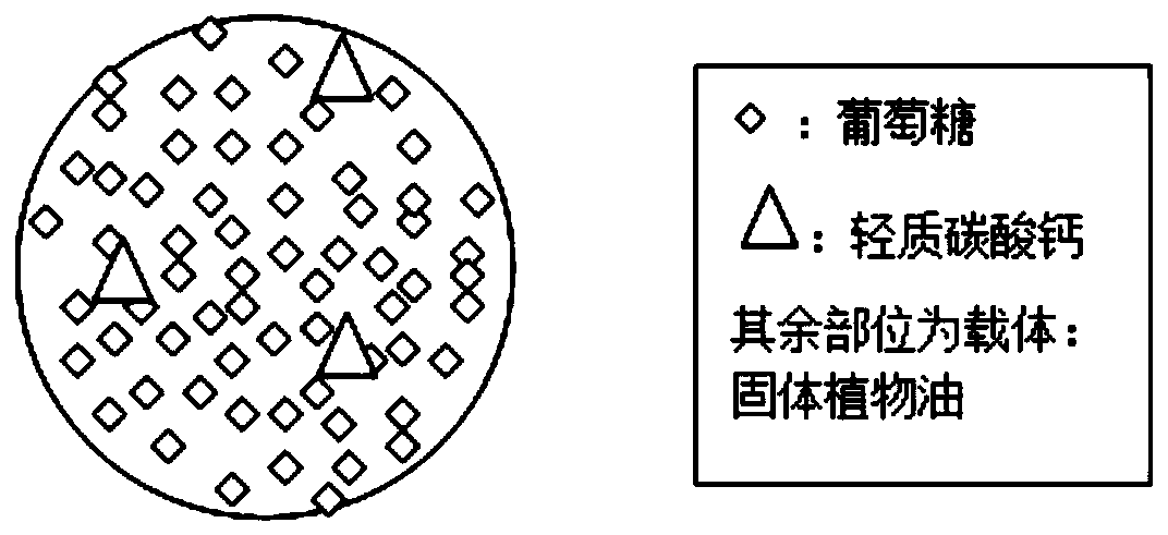 Rumen protection glucose and preparation method thereof