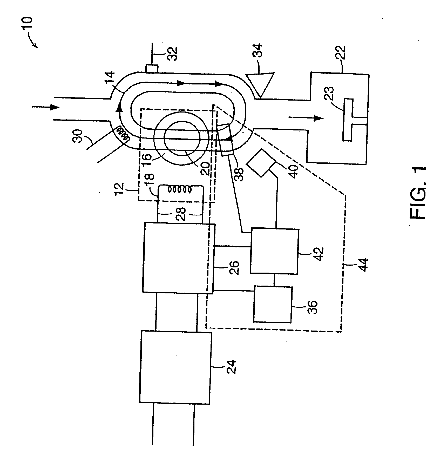 Method and apparatus for processing metal bearing gases