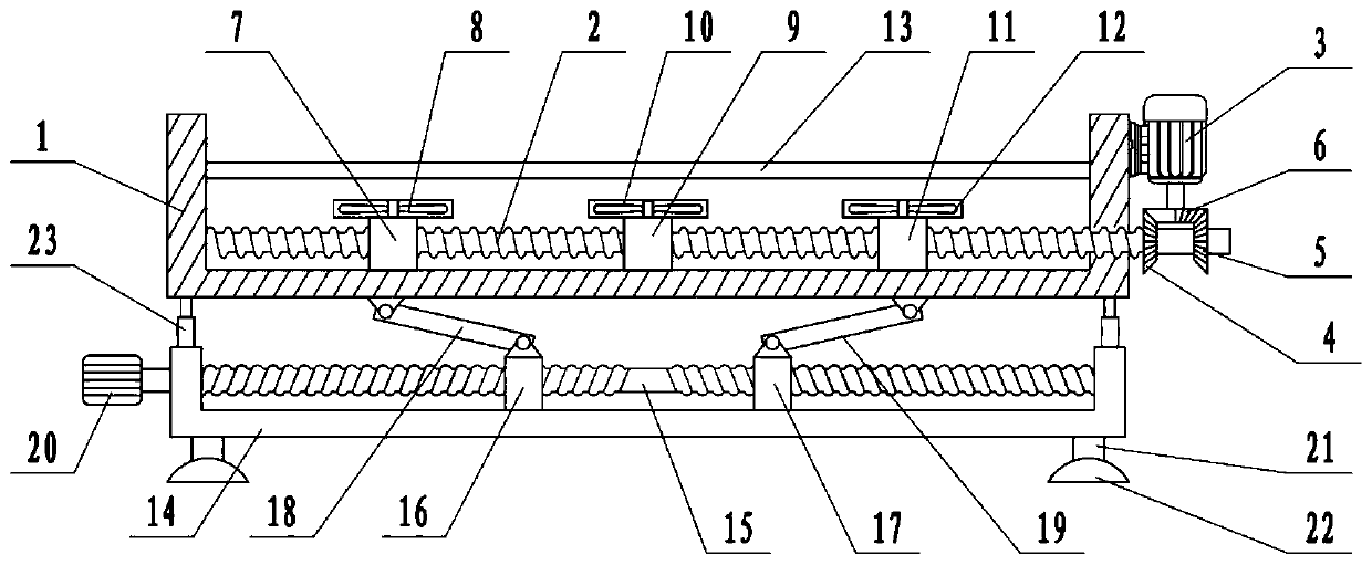 A notebook radiator with a lifting function