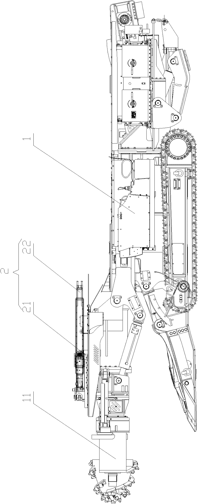 Digging and drilling integrated machine