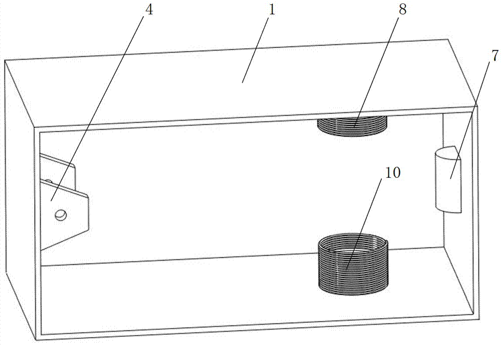 Spring leaf-type bistable electromagnetic piezoelectric composite energy collecting device