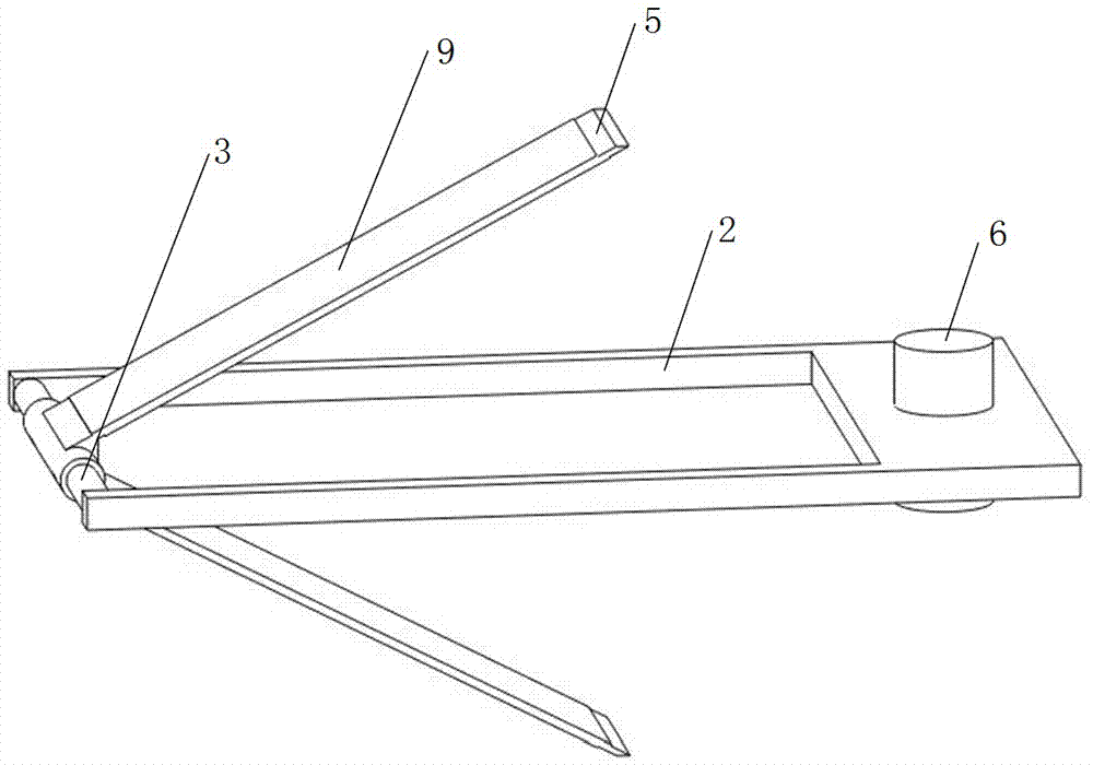 Spring leaf-type bistable electromagnetic piezoelectric composite energy collecting device