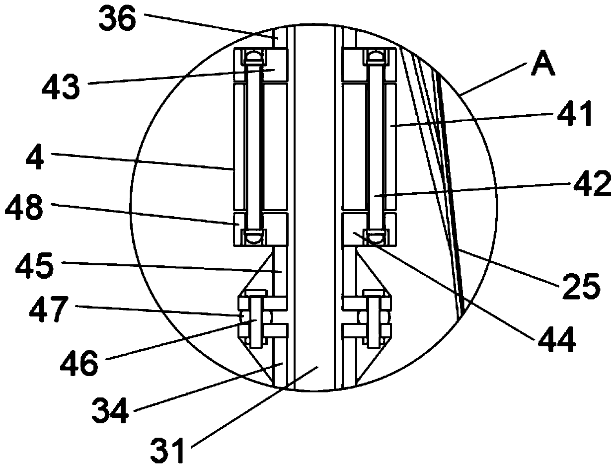 Adjustable support of crane