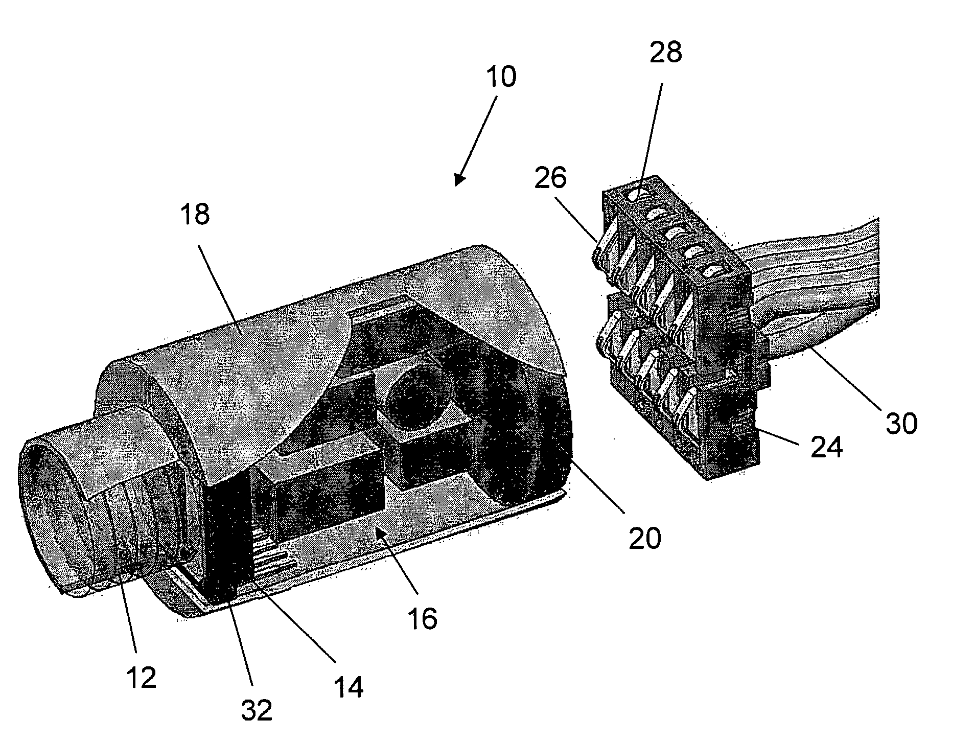 Reusable miniature camera head