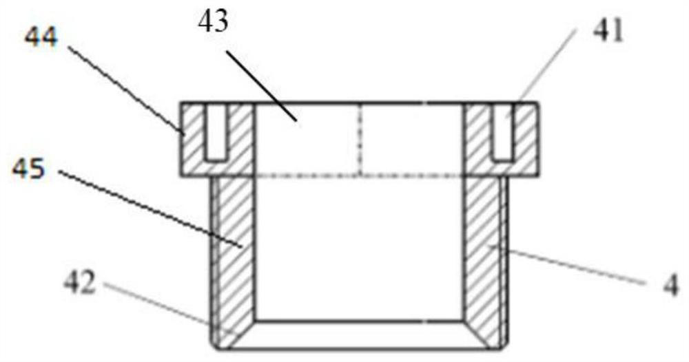 Through-hole cable centering device, serpentine mechanical arm and application method thereof