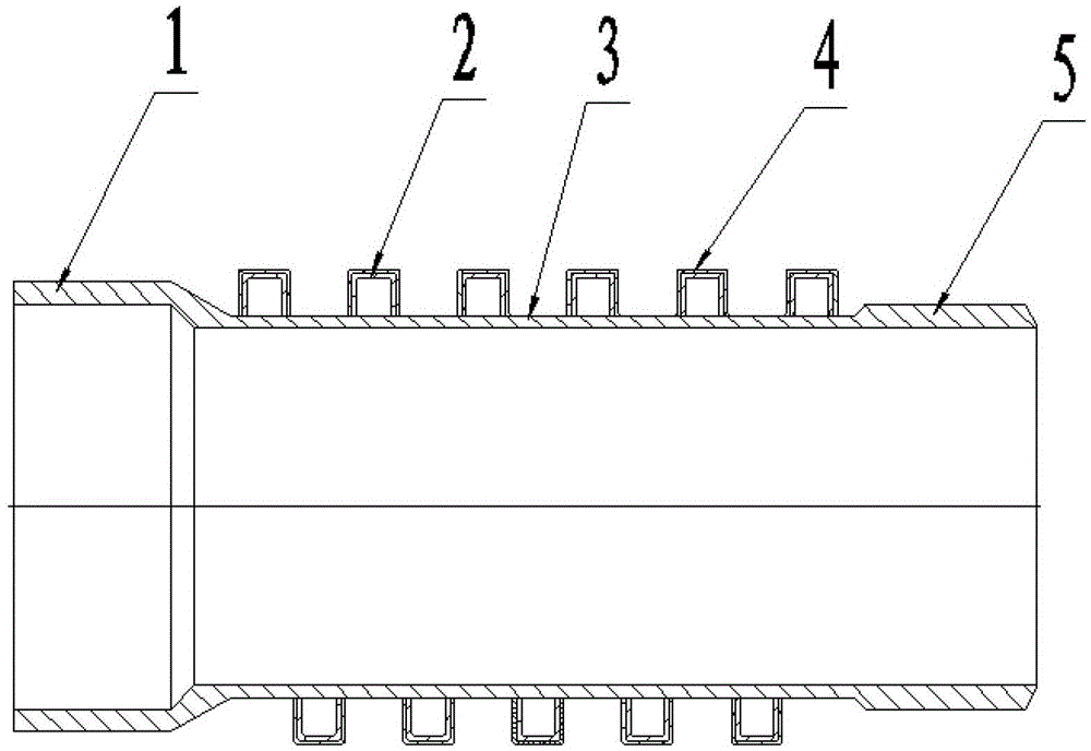 High rigidity polyethylene metal winding structural wall pipe and its production method and equipment