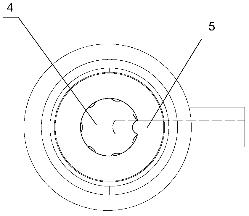 Glass melting device and melting method thereof