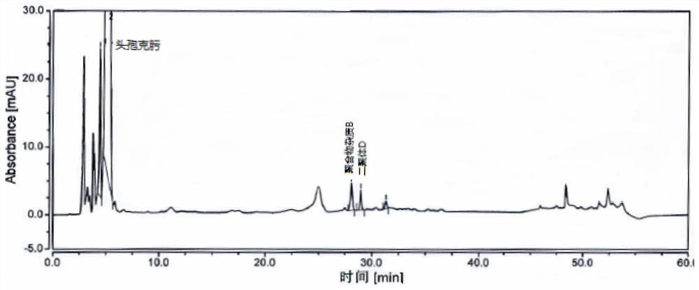 Method for detecting cefixime polymer impurity
