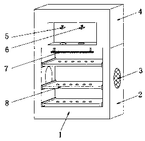 Ozone drinking water disinfection cabinet with tap water purifying function