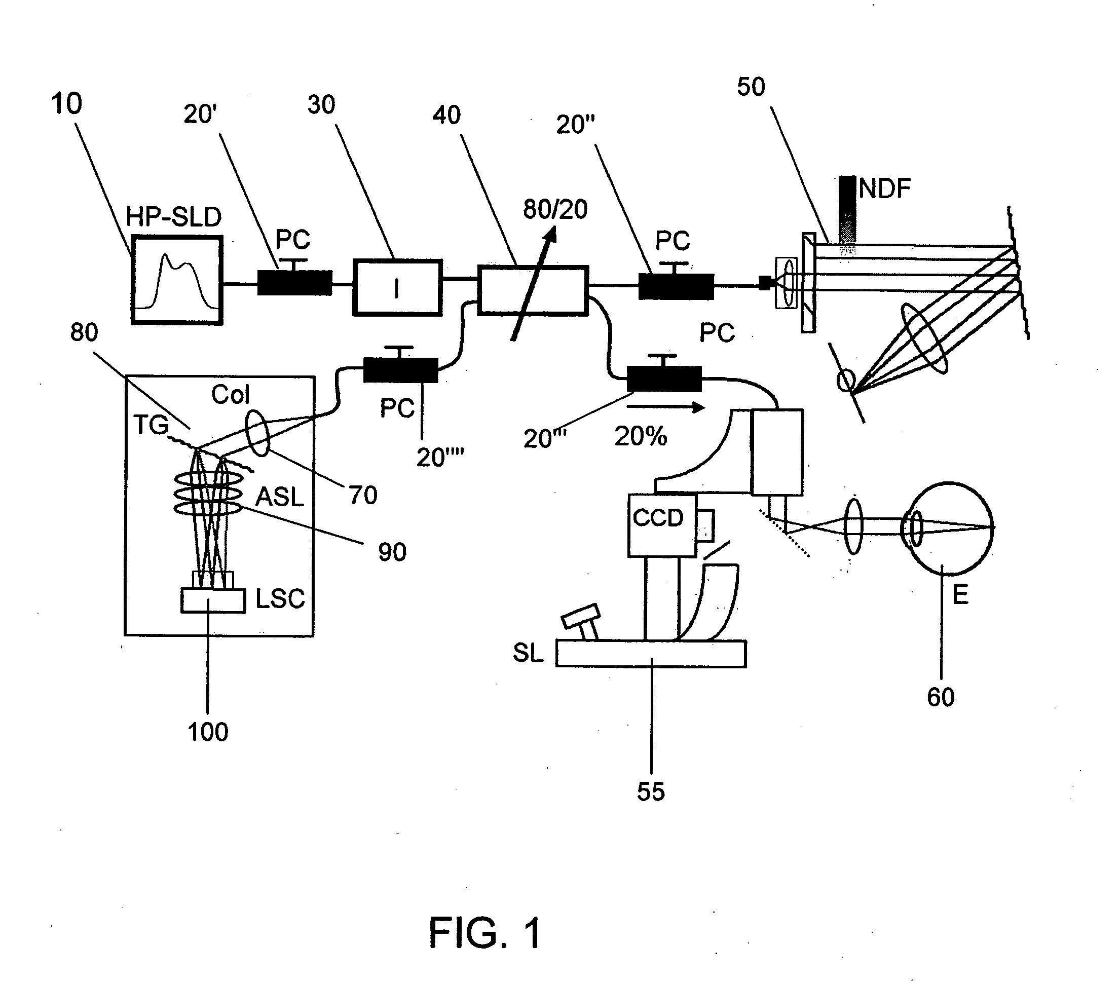 Process, system and software arrangement for determining at least one location in a sample using an optical coherence tomography