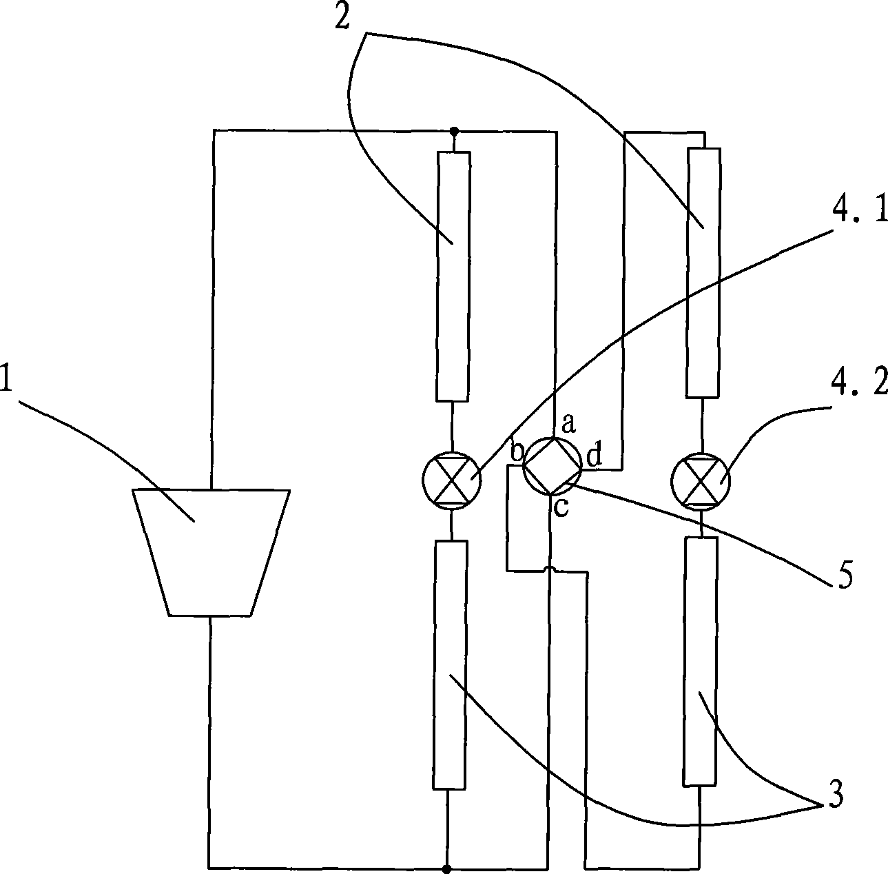 Steam compression type air conditioner dehumidification dual-purpose integration machine and control method thereof