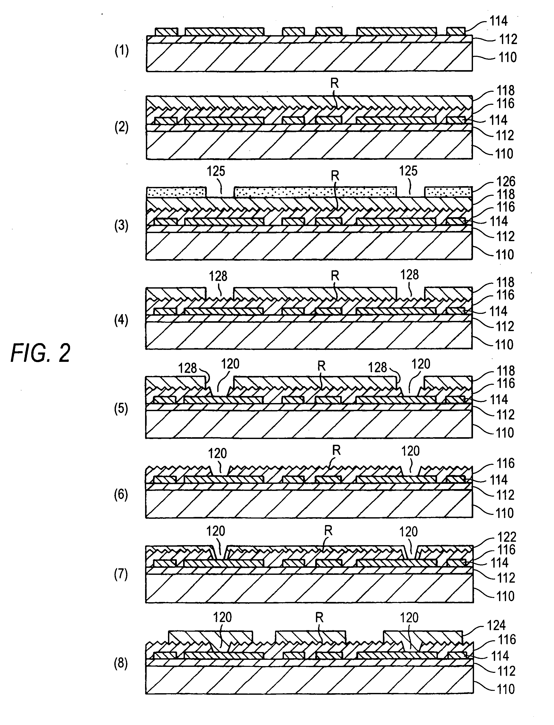 Method for forming wiring on insulating resin layer