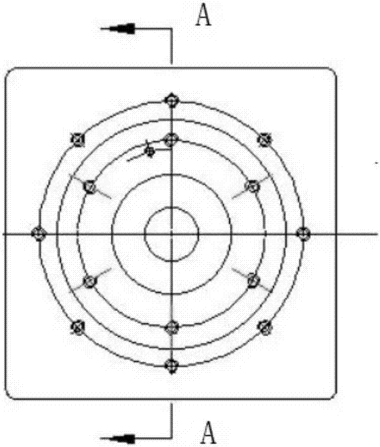 Rotating platform for testing unfolding of missile wing under multi-angle high-speed rotating condition of missile body