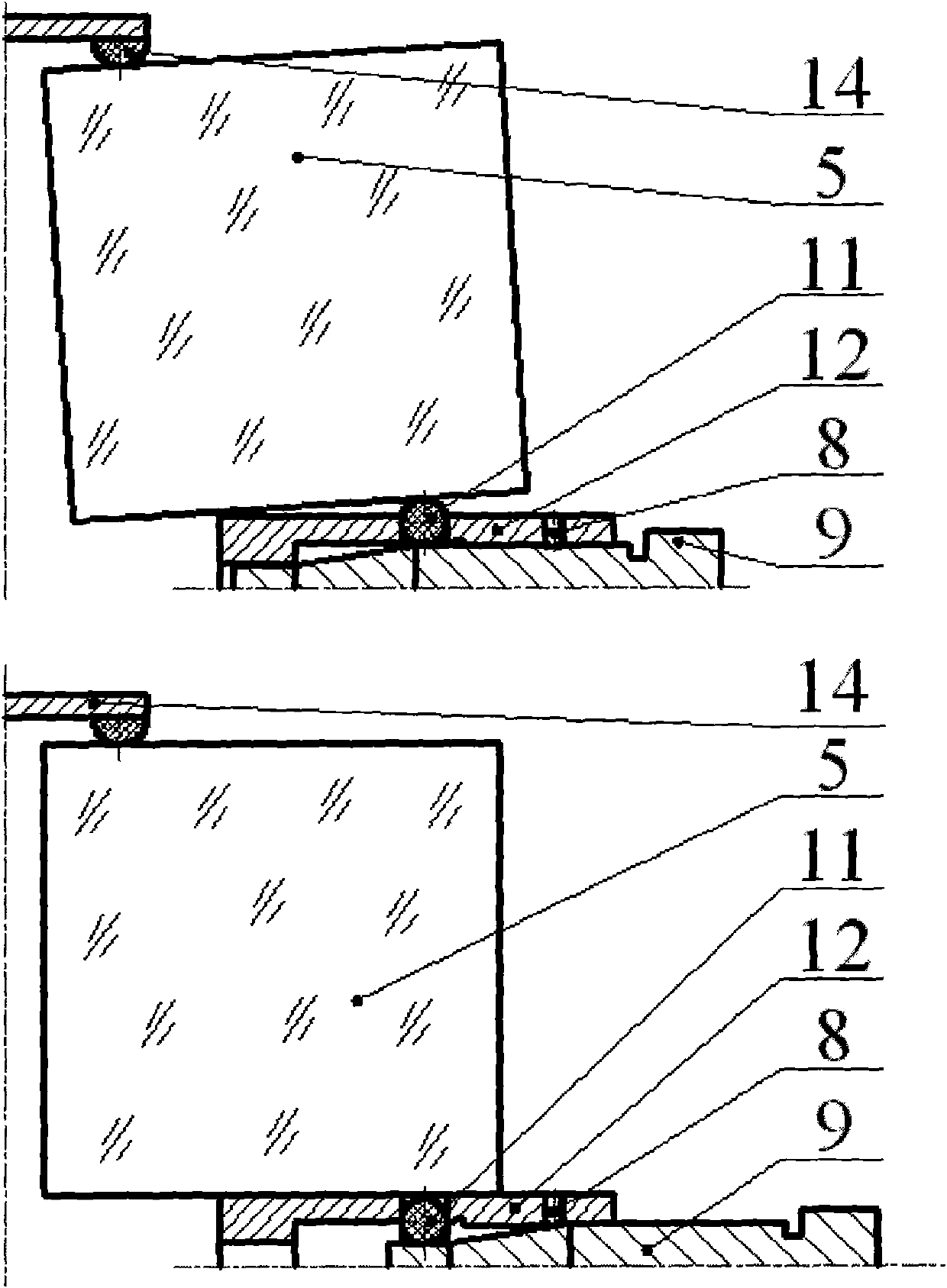 Optical grating agglutination alignment mechanism in space heterodyne interferometer