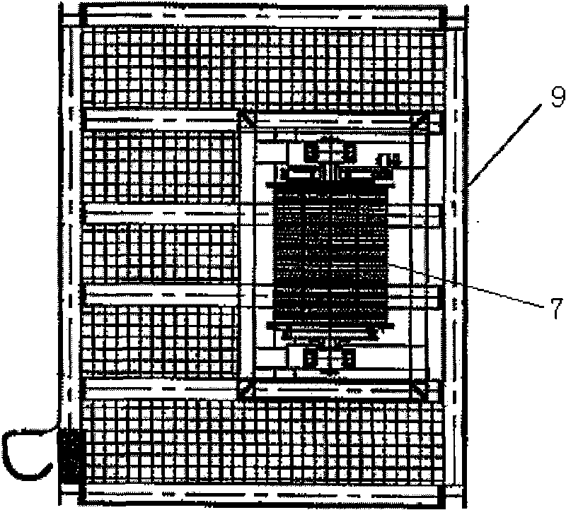 Underwater robot platform of semisubmersible drilling platform