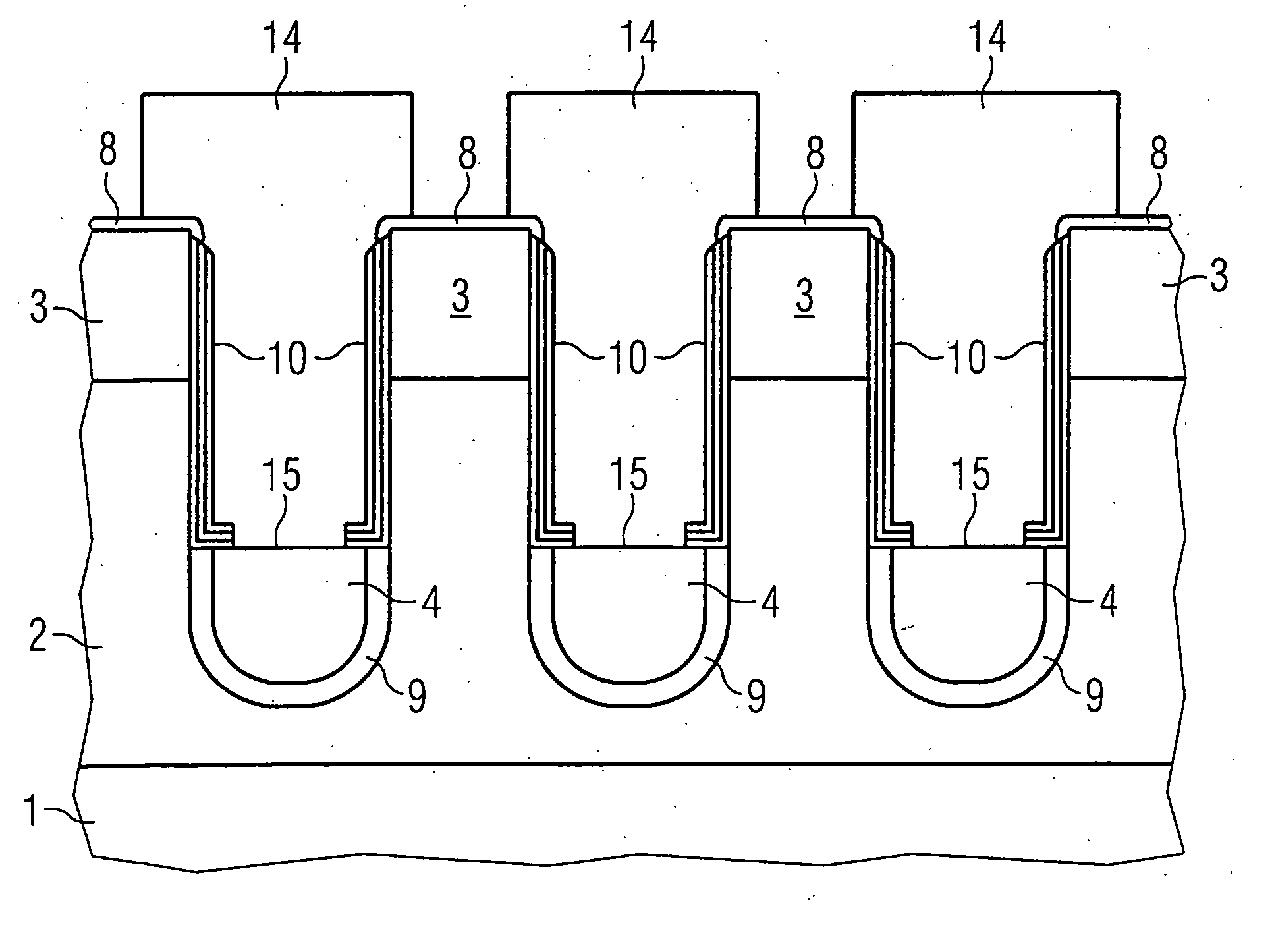 Charge trapping memory cell and fabrication method