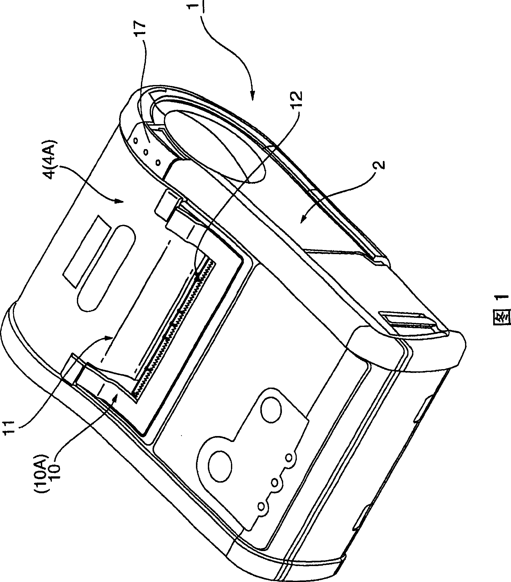 Printing machine comprising stripper