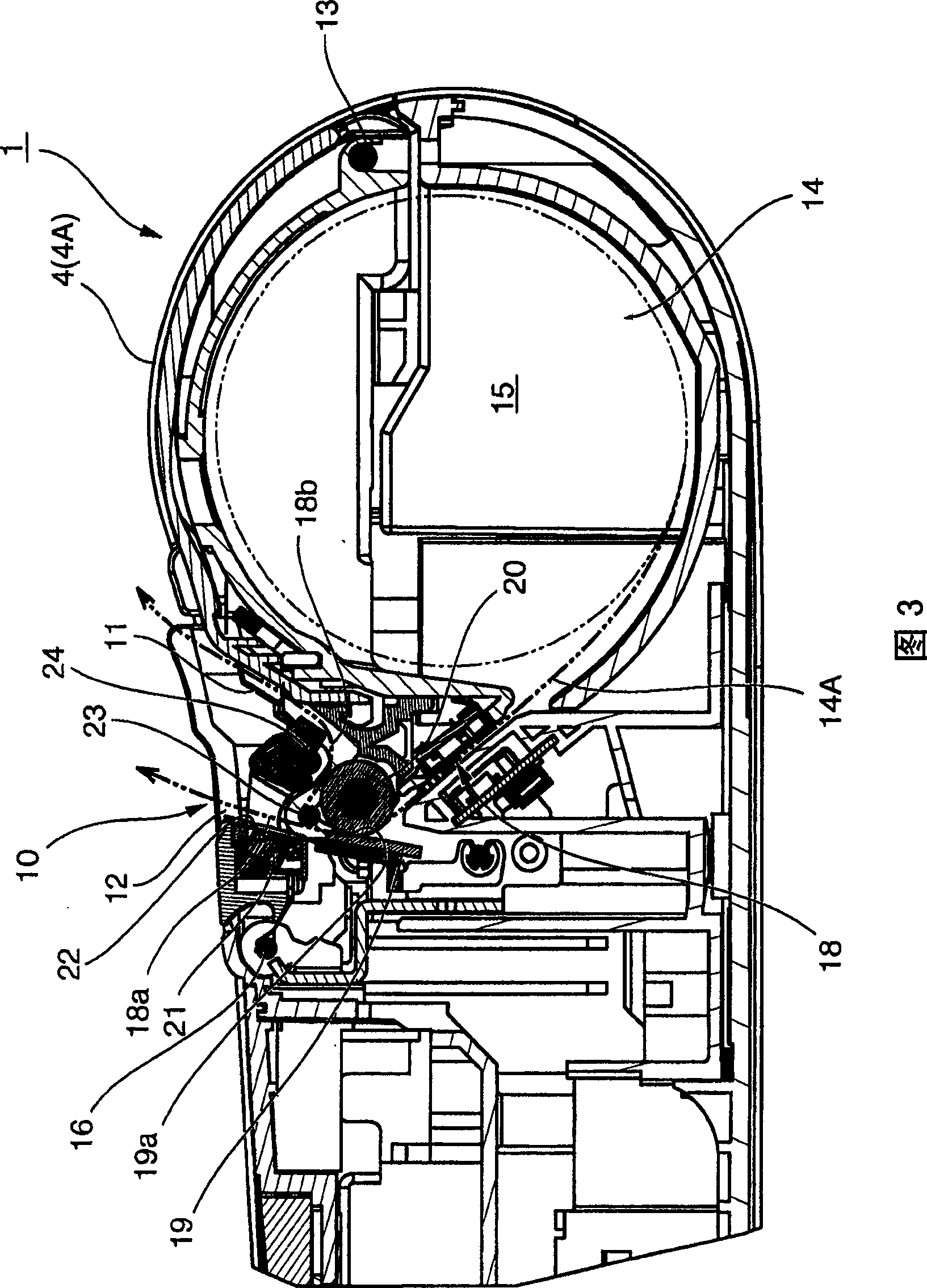 Printing machine comprising stripper