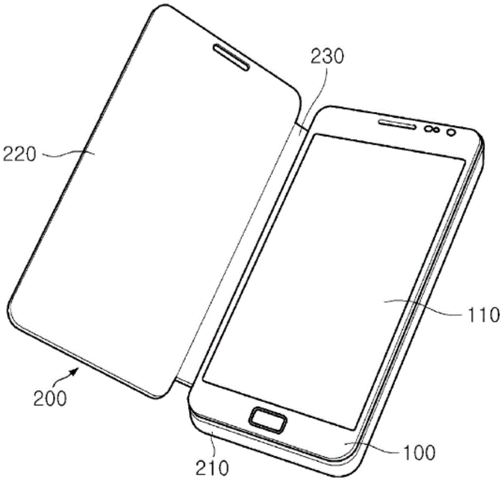 Protective cover for portable terminal and method for manufacturing same