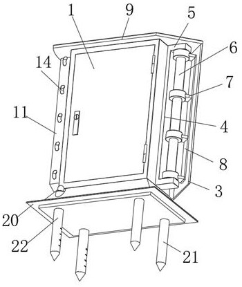 A multifunctional communication optical cable connection box