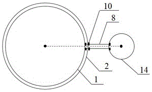 Small size lysimeter suitable for different groundwater depths