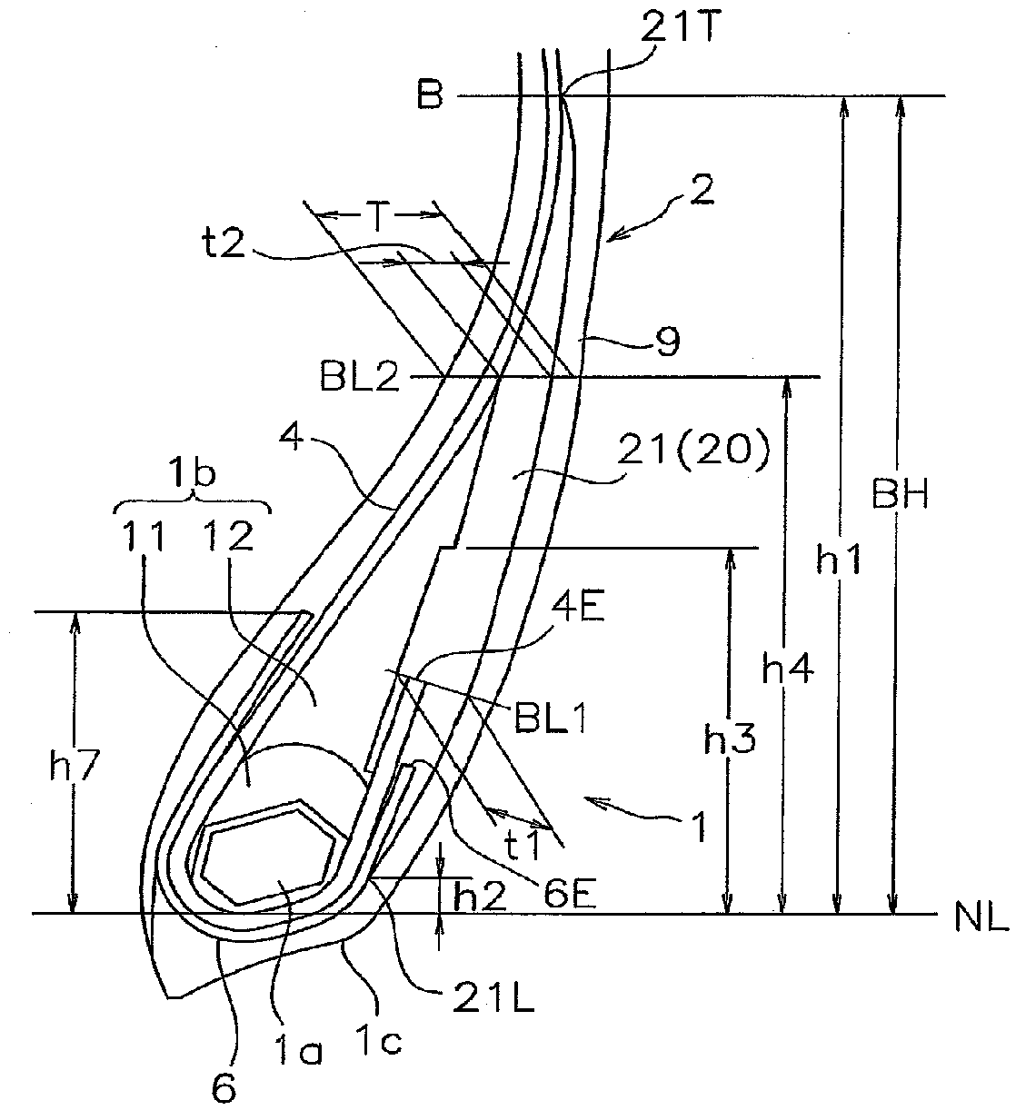 Pneumatic radial tire