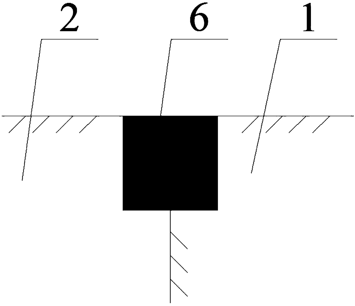 Method for carrying out waterproof treatment on old and new concrete interface