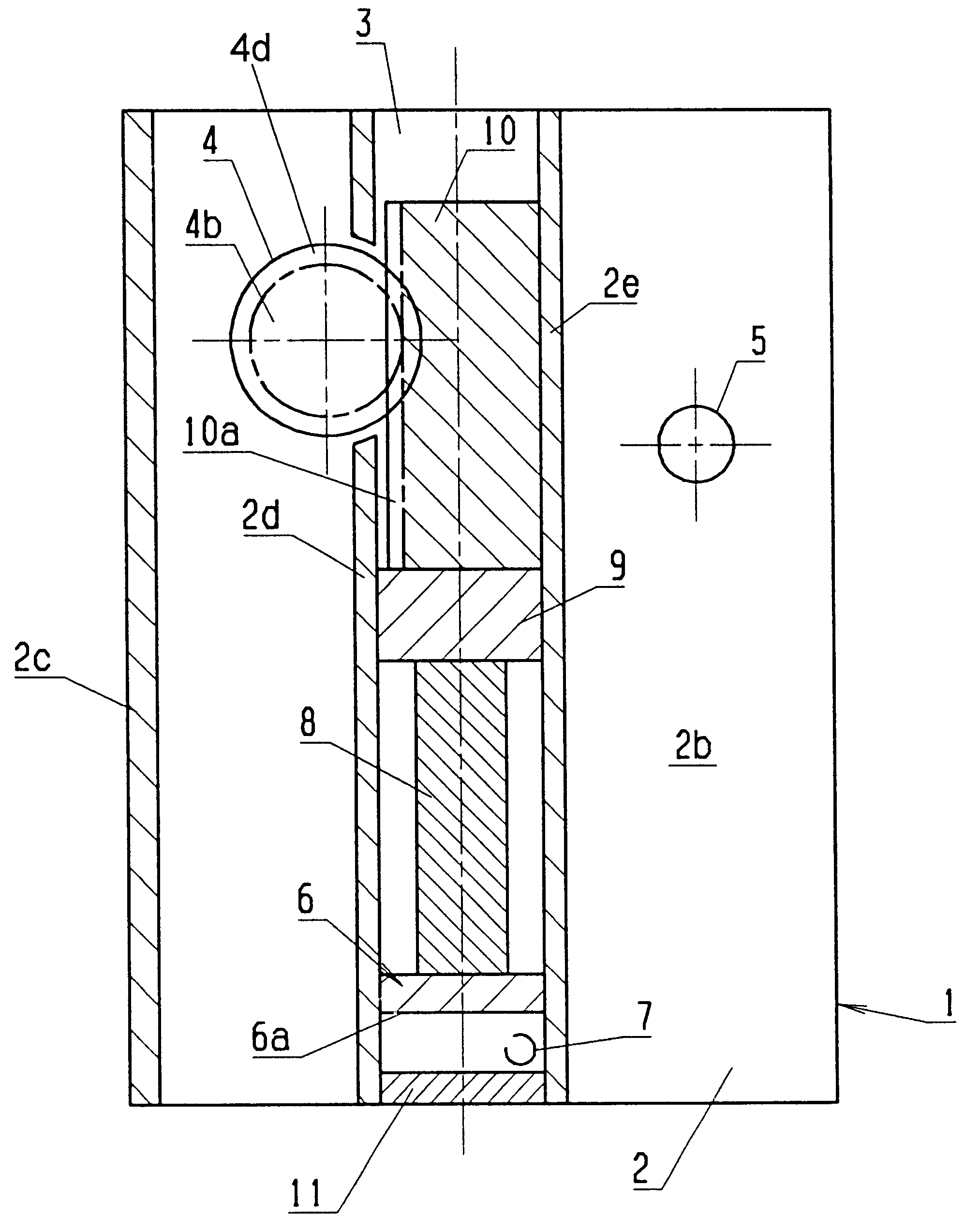 Main bearing unit for a convertible folding top