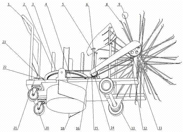 Badminton picking machine