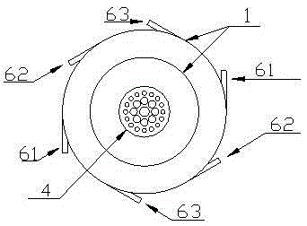 A v-shaped slot type hemispherical blunt body micro burner with hydrogen permeable and stable combustion function