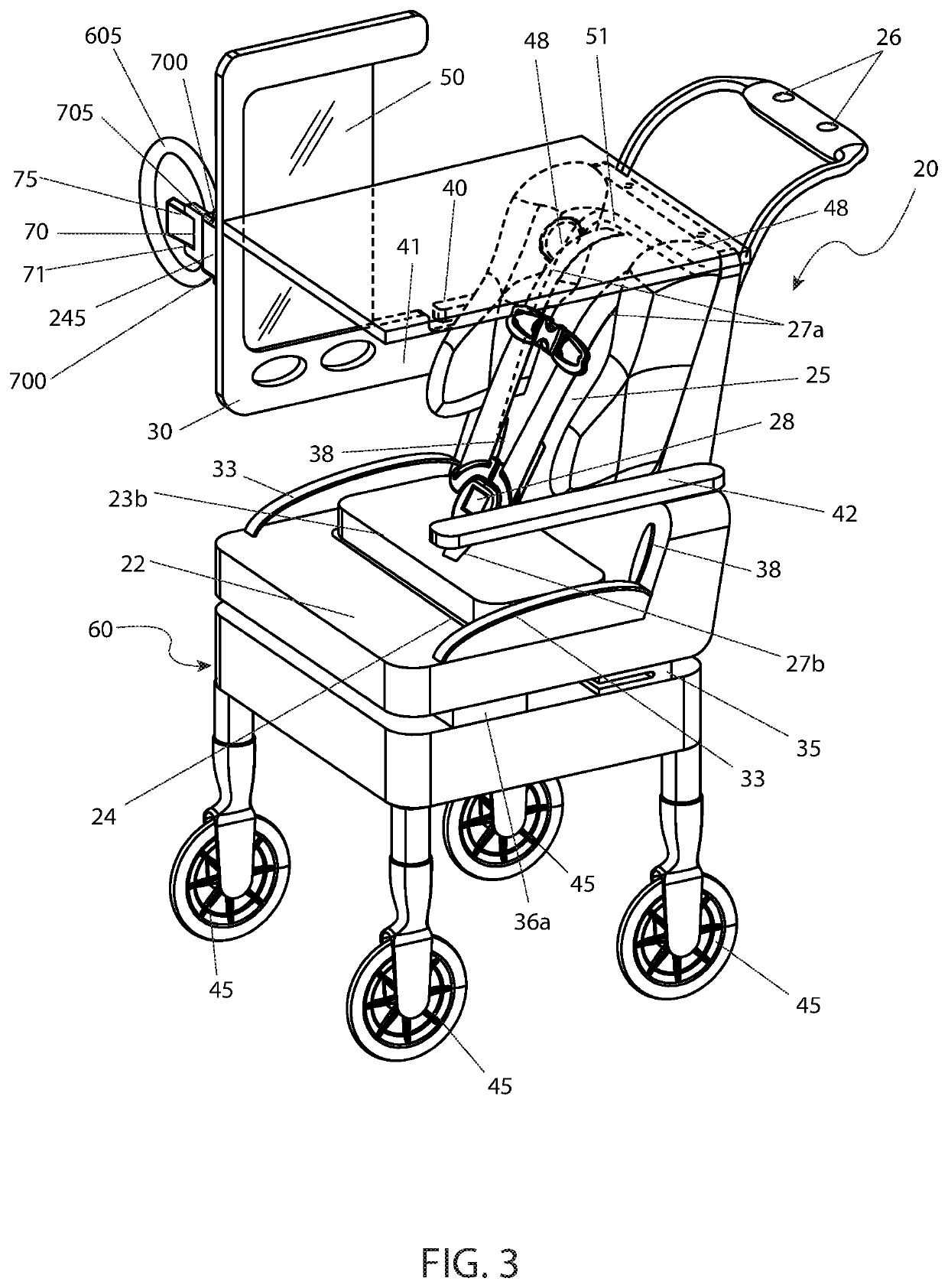 Child seat system