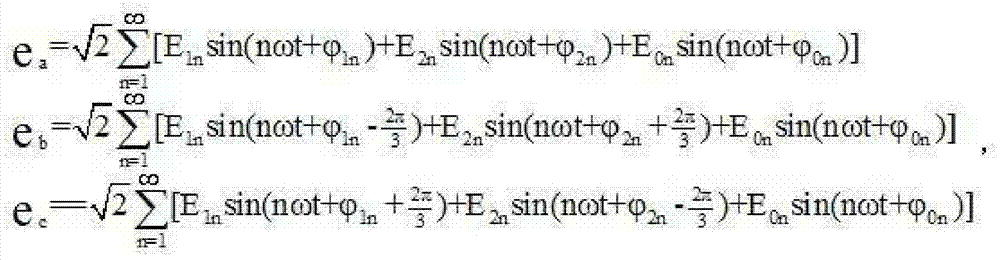 Detection method of positive sequence voltage phase of fundamental wave for power grid