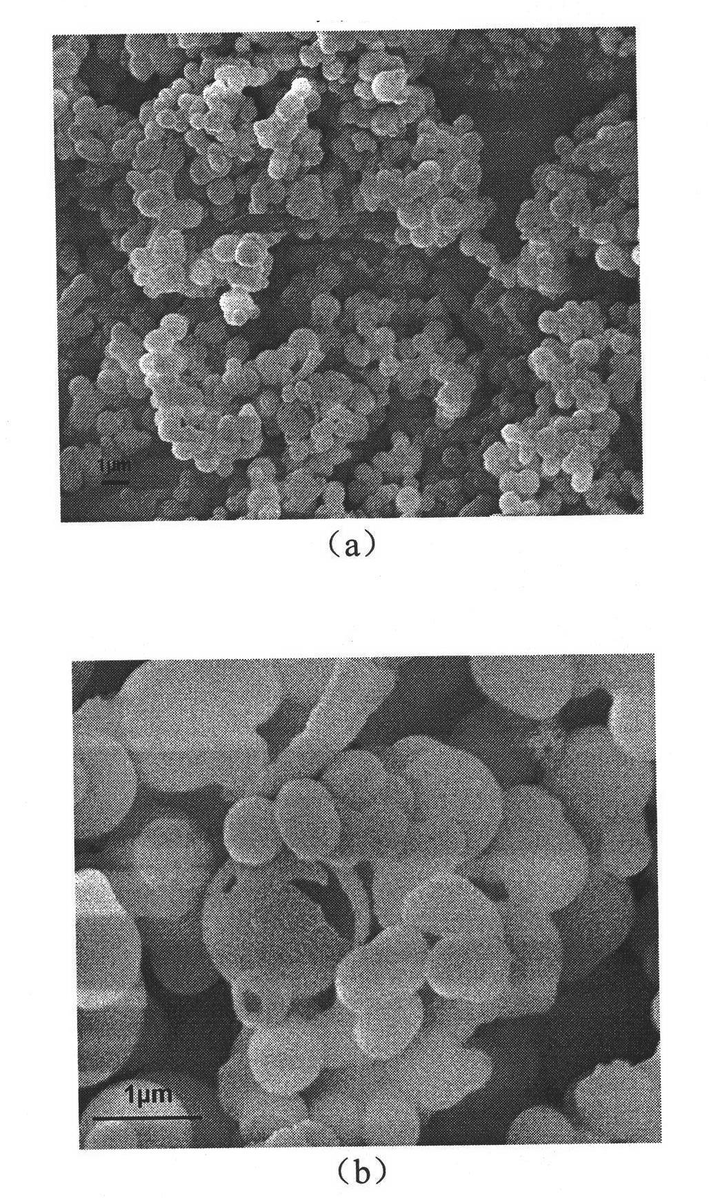 Spherical silicon dioxide hollow material and preparation method thereof