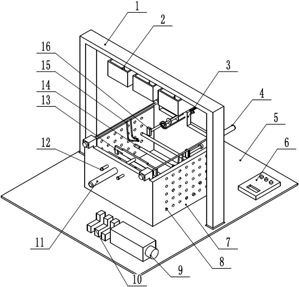 Automatic opening device for packaging convenient bag