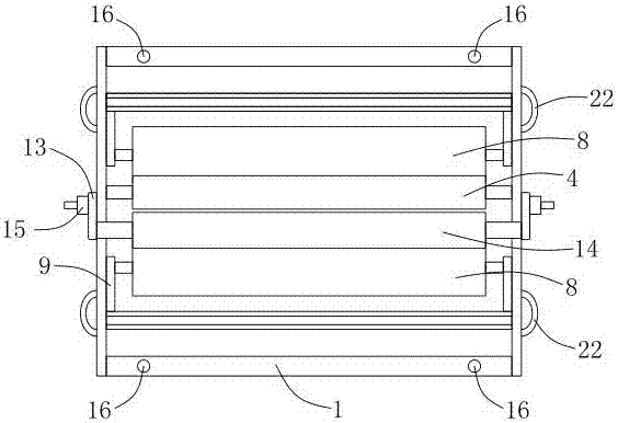 Dust removal device of printing machine