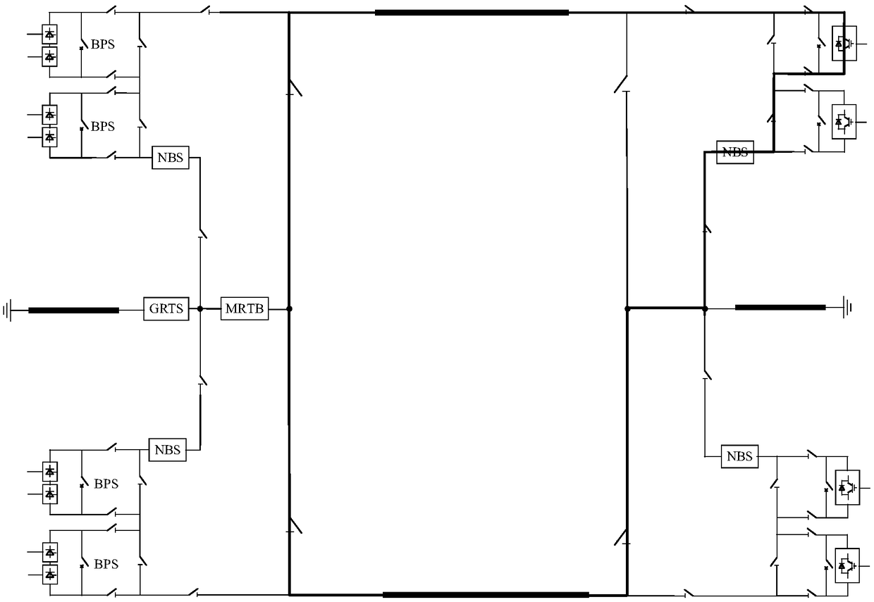 Anti-icing wire protection and ice melting method for hybrid direct current transmission system