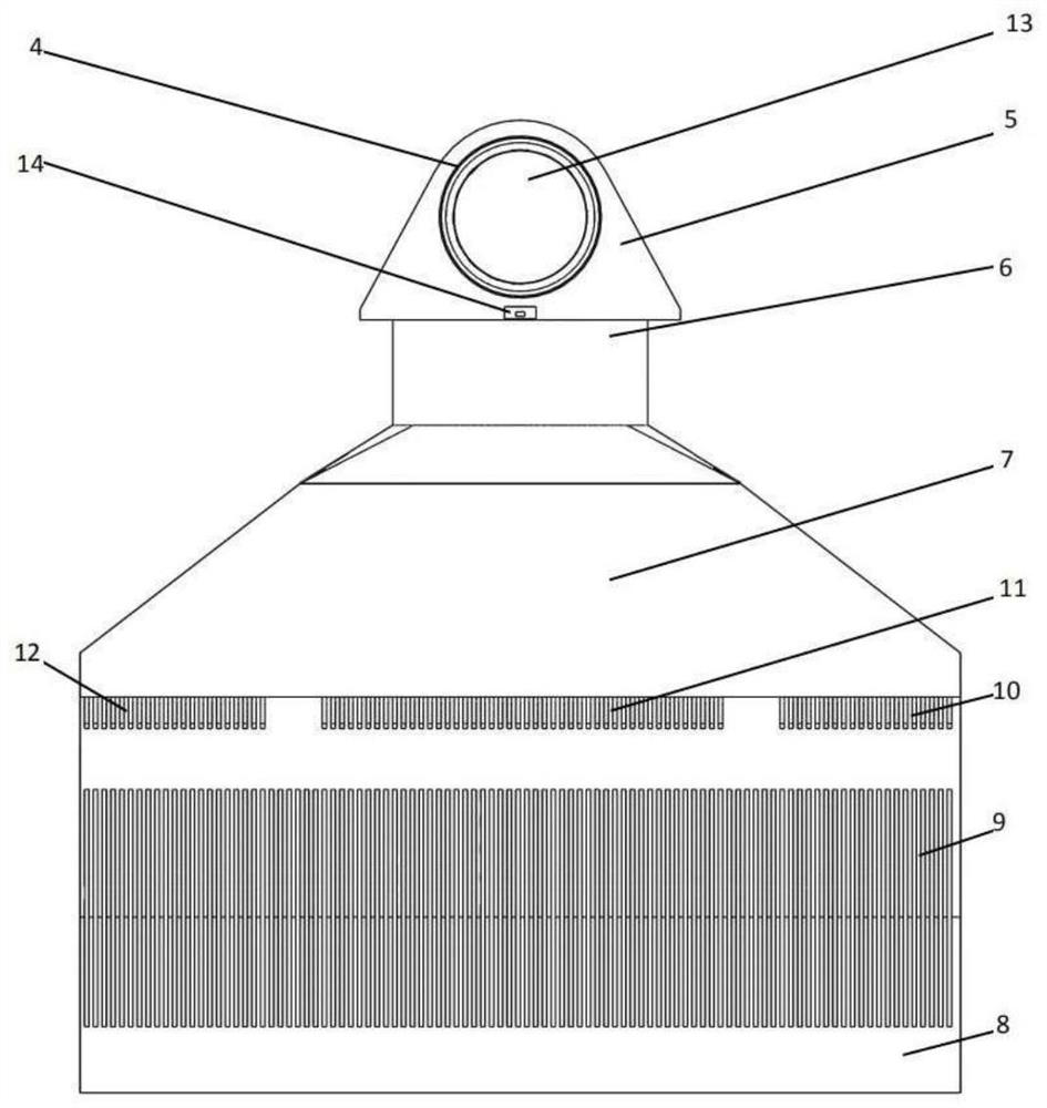 Oil fume suction device