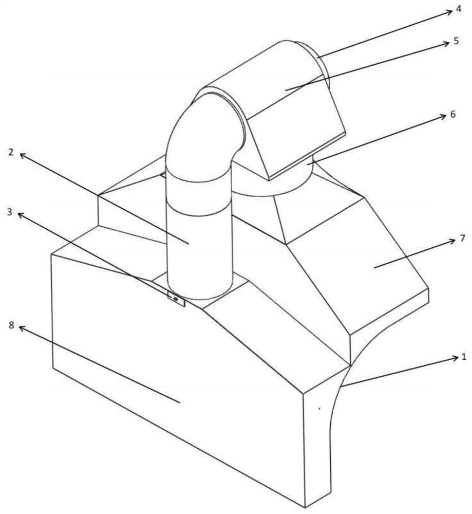 Oil fume suction device