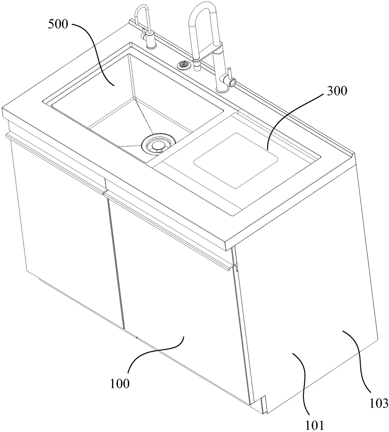 Electric appliance for kitchen and combined electric appliance for kitchen