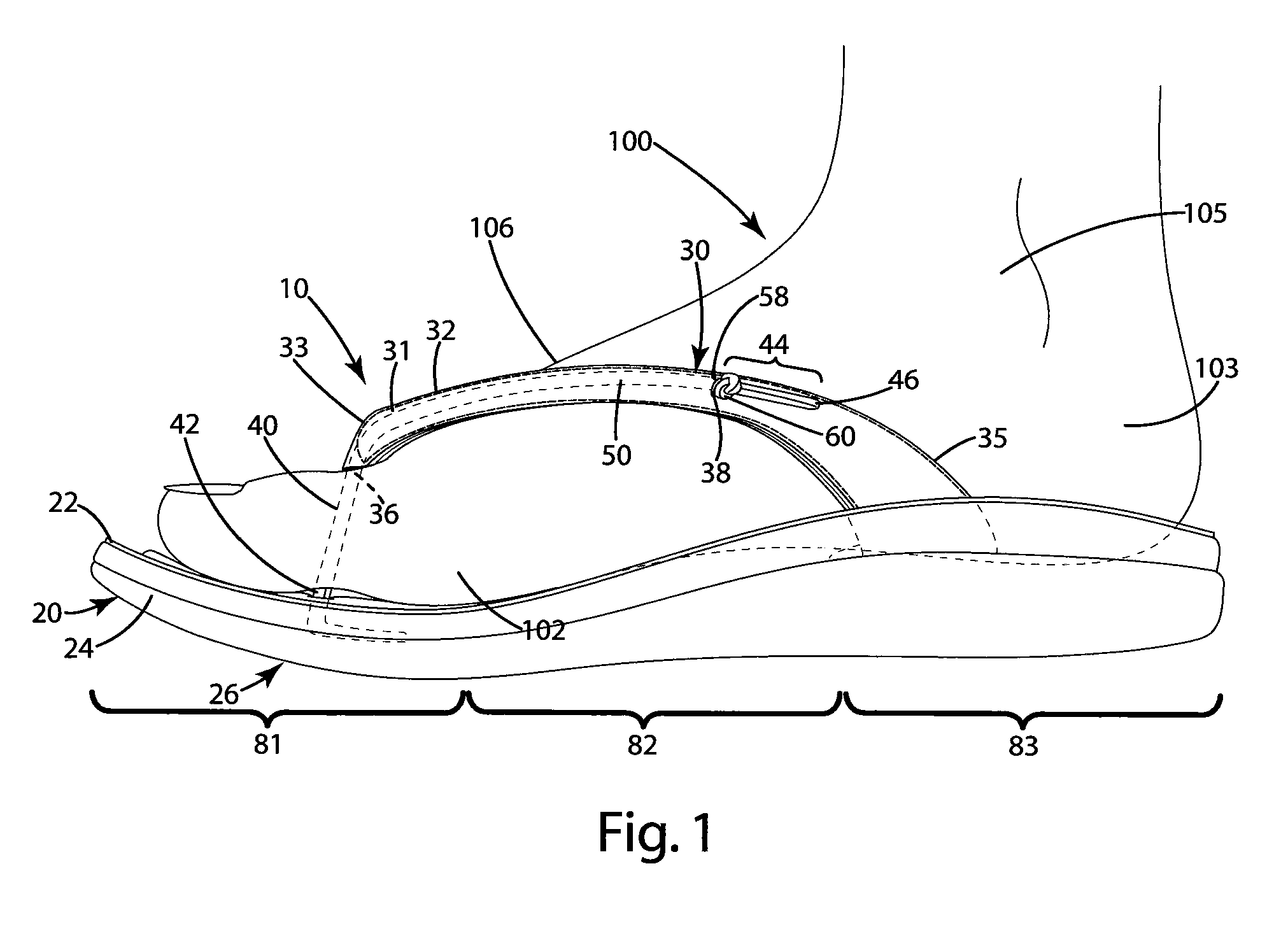 Footwear construction and related method of manufacture