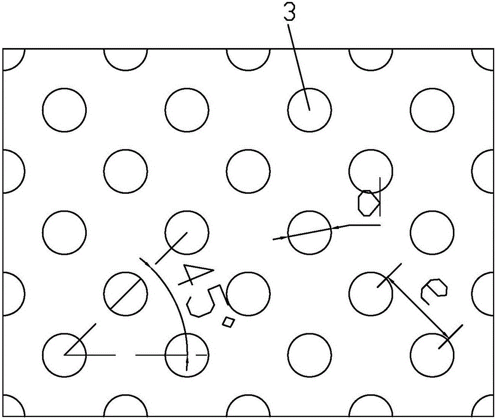 Method for carrying out three-dimensional printing by utilizing round-dot optical grating