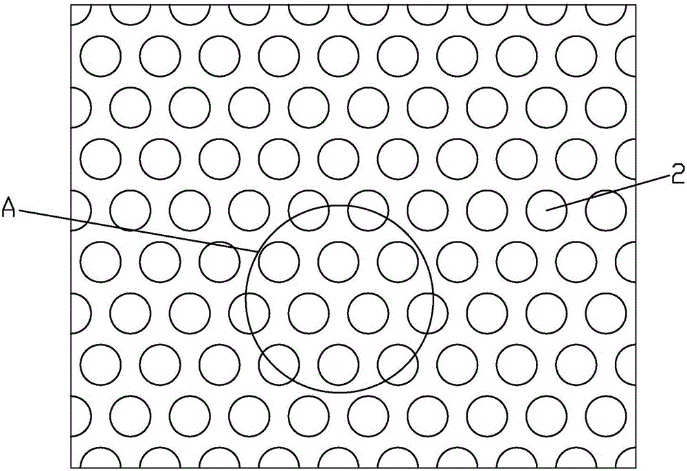 Method for carrying out three-dimensional printing by utilizing round-dot optical grating