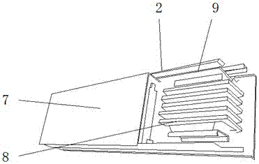 Heat preservation integrated plate convenient to fix