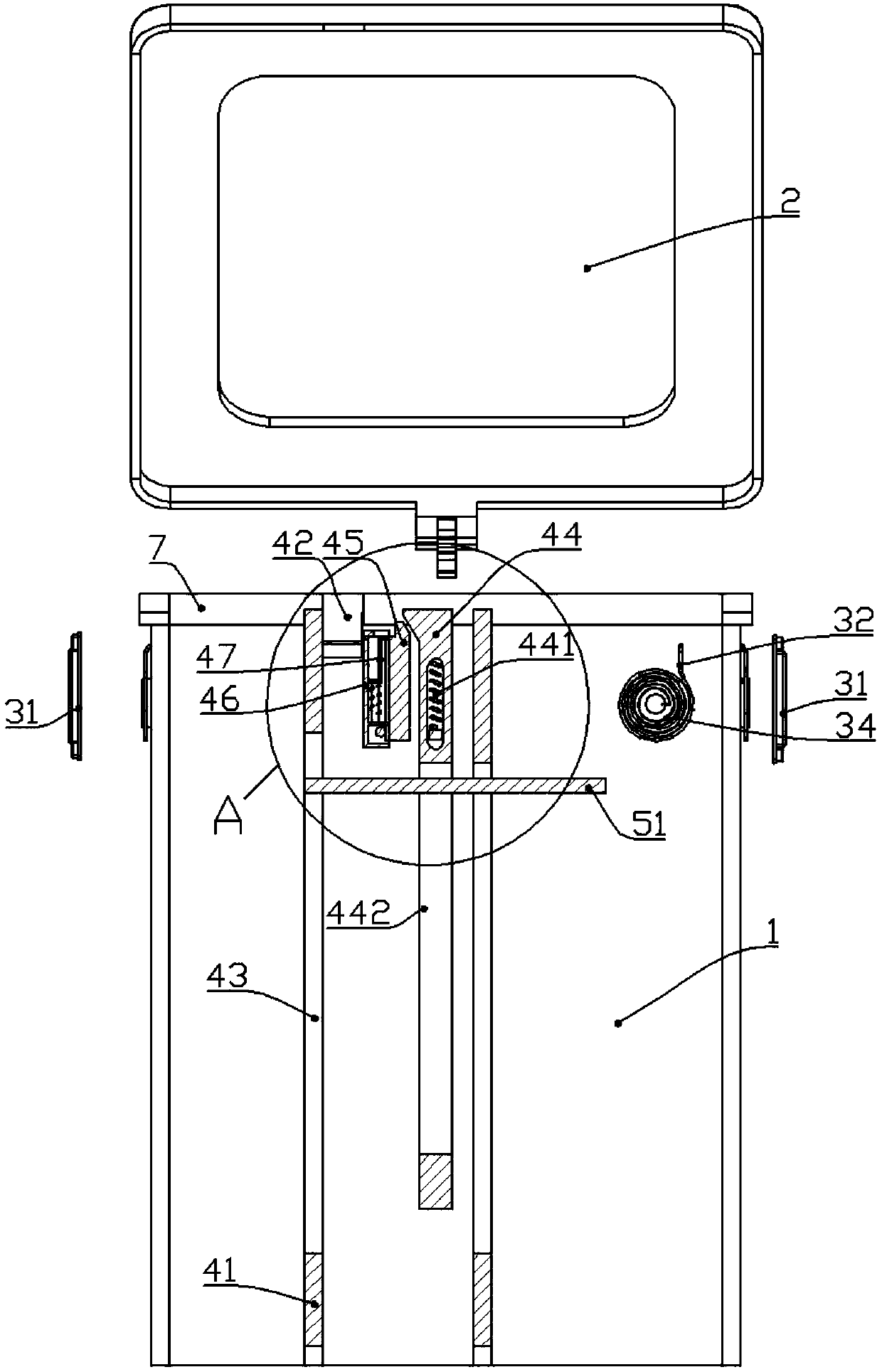 Automatic sealing garbage can