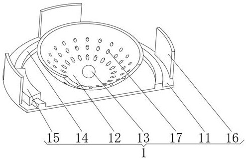 Drying device for plastic granules