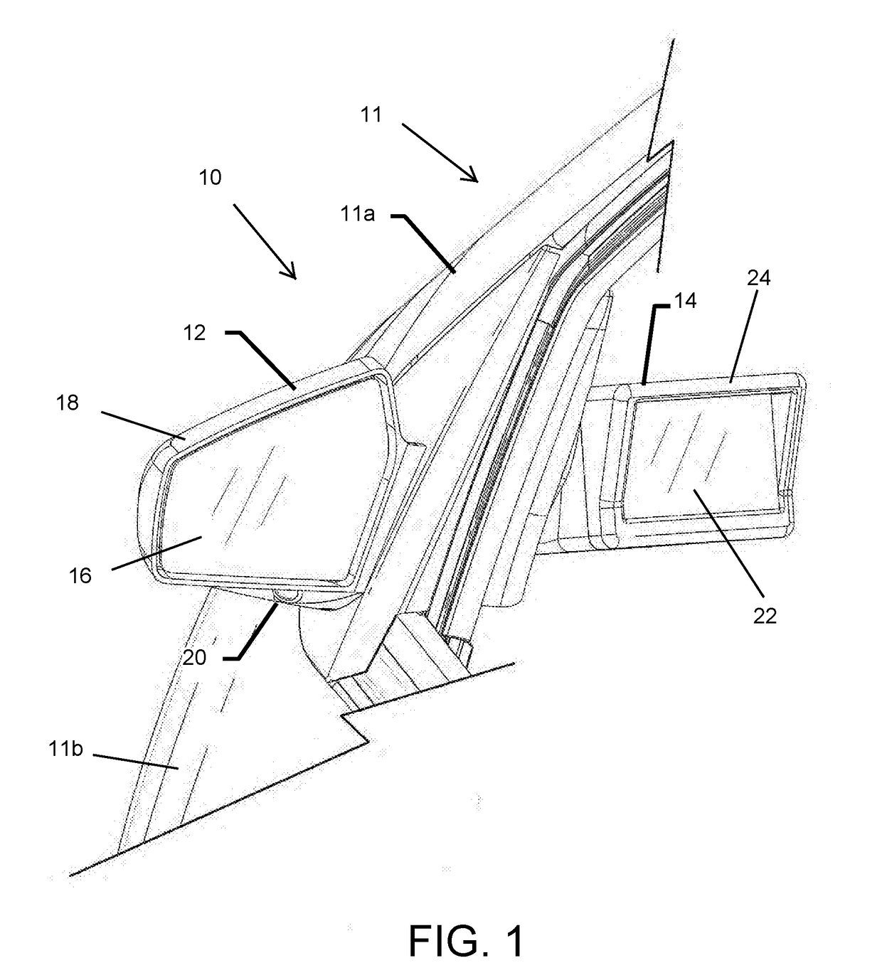 Vehicle vision system with blind zone display and alert system