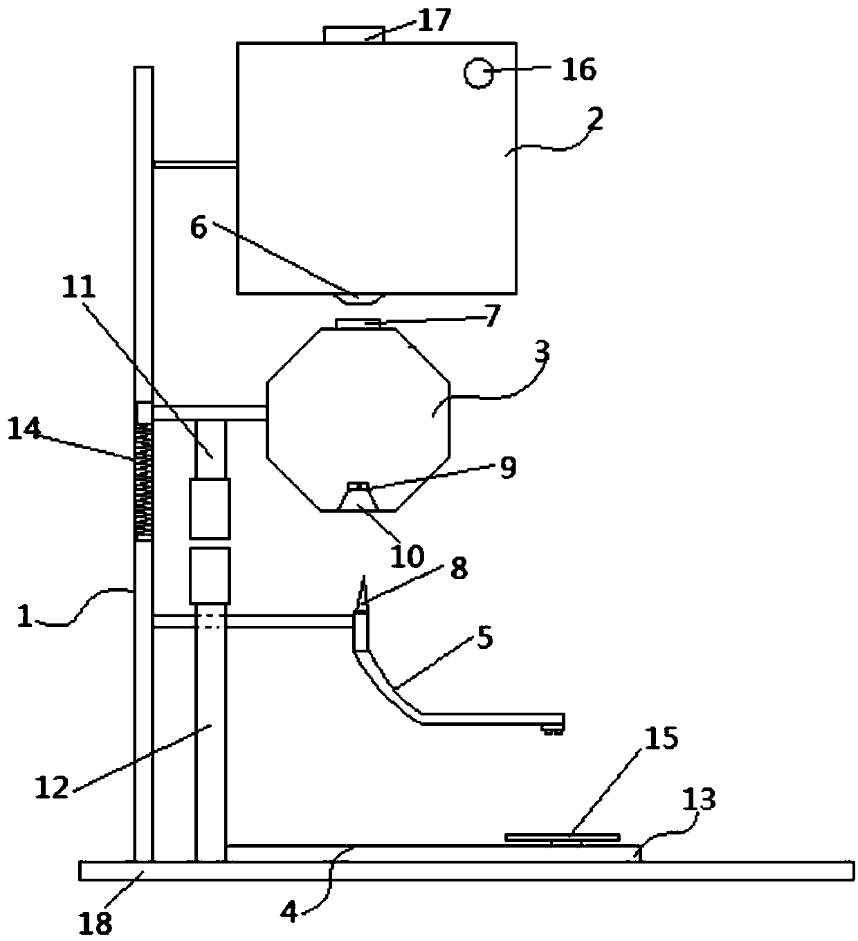 Gravity delayed watering device