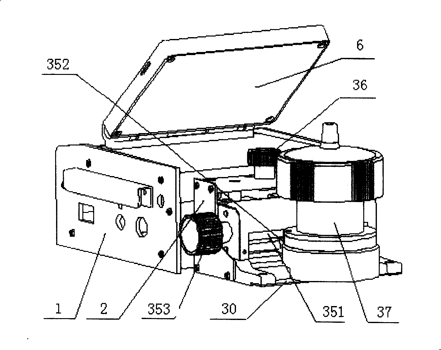 Instrument and method for detecting density of numeral textile fabric