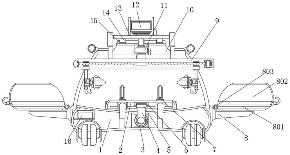 A kind of iron pipe handling equipment for building construction