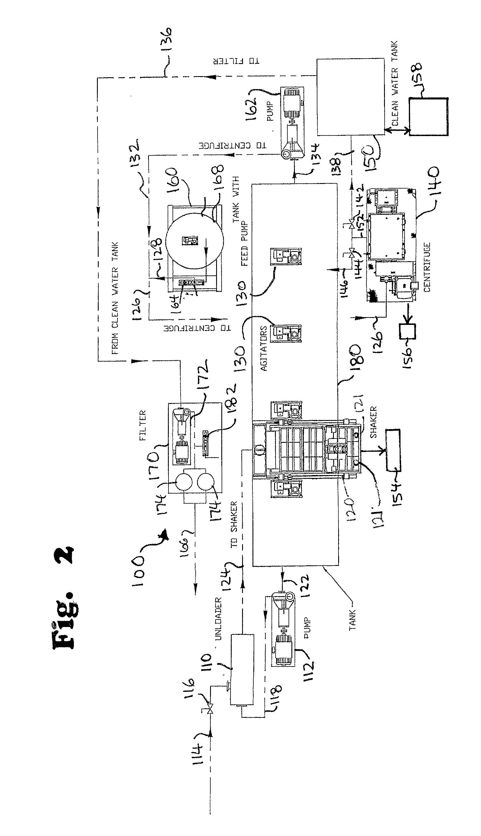 Concrete grindings reclamation system